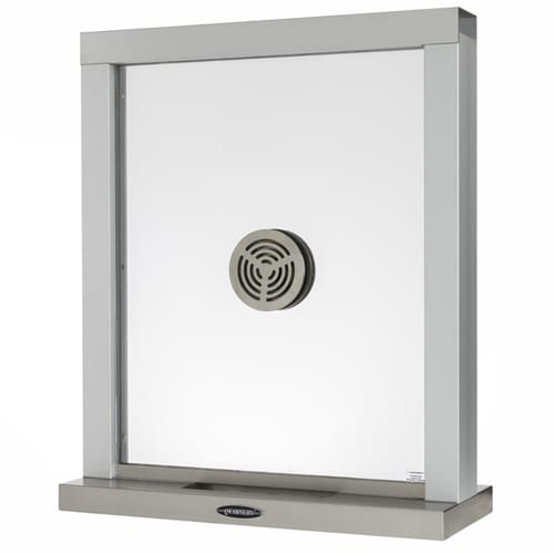 CAD Drawings BIM Models Quikserv 6" Bullet Resistant Speak-Thru, Natural Voice Speak Thru Systems