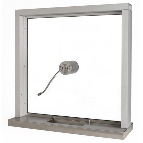 CAD Drawings BIM Models Quikserv Amplified Speak-Thru Ticket Window Intercom System