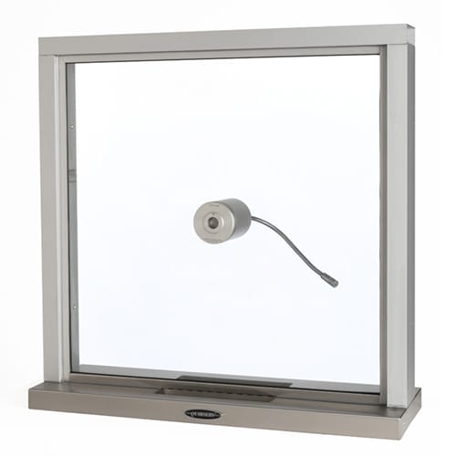 CAD Drawings BIM Models Quikserv Amplified Speak-Thru Ticket Window Intercom System