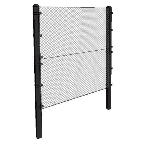 ANC Perimeter System: 7'H x 6'W, 2 Panel ANC Fence with ANC Mesh ...