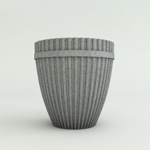 CAD Drawings TerraCast® Products Fluted Vase Planter