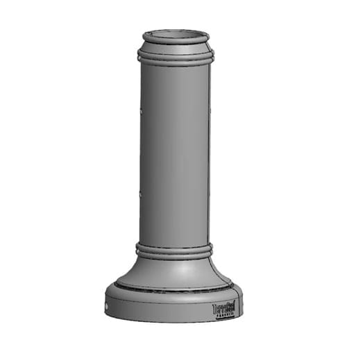 CAD Drawings BIM Models TerraCast® Products Berkley Clam Shell Light Base