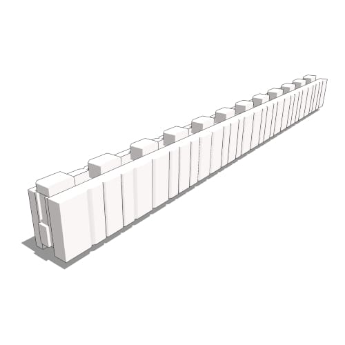 Height Extender - Fox Blocks - CADdetails