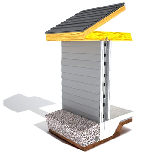 Wall Section Details - Fox Blocks - CADdetails