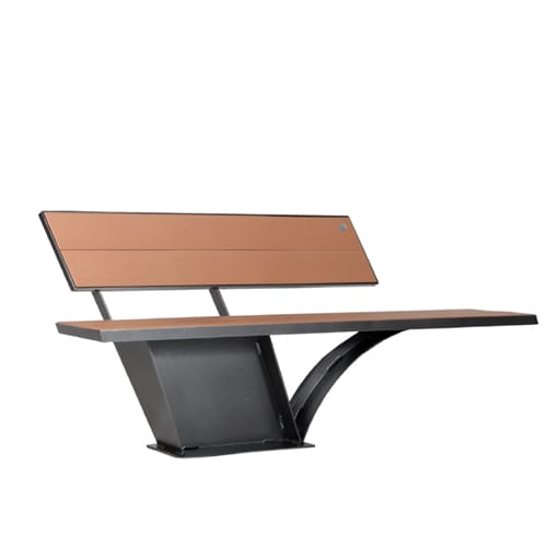 CAD Drawings BIM Models Wishbone Site Furnishings City Scape Bench 