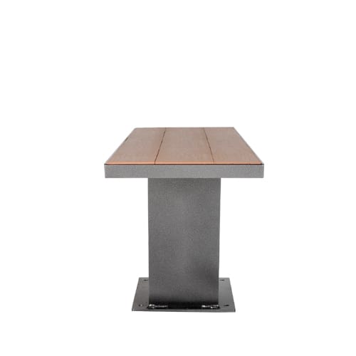 CAD Drawings BIM Models Wishbone Site Furnishings City Scape Straight Bench 