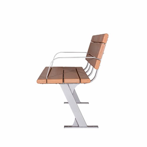 CAD Drawings BIM Models Wishbone Site Furnishings Bayview Park Bench