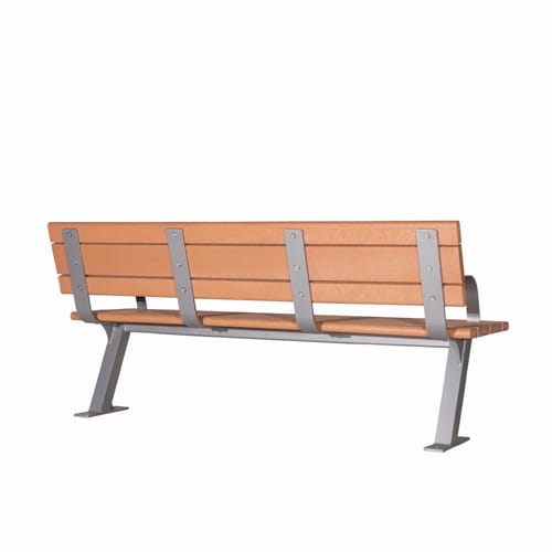 CAD Drawings BIM Models Wishbone Site Furnishings Bayview Park Bench