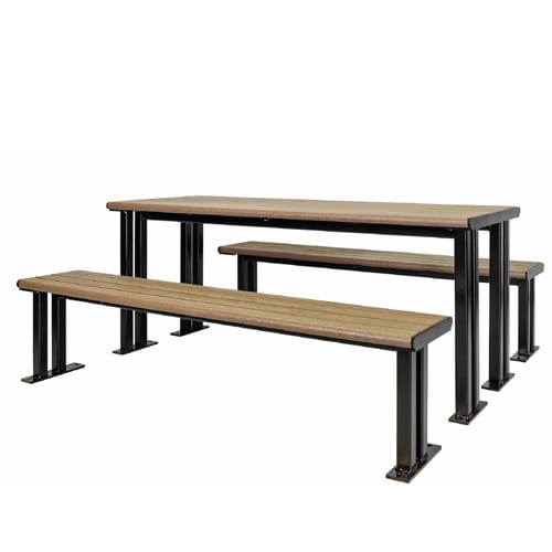 CAD Drawings BIM Models Wishbone Site Furnishings Larson Picnic Table