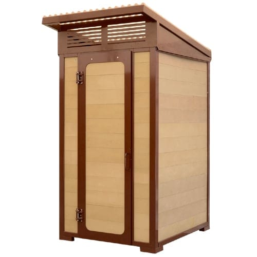 CAD Drawings BIM Models Wishbone Site Furnishings The "Forest" Regular Outhouse Building