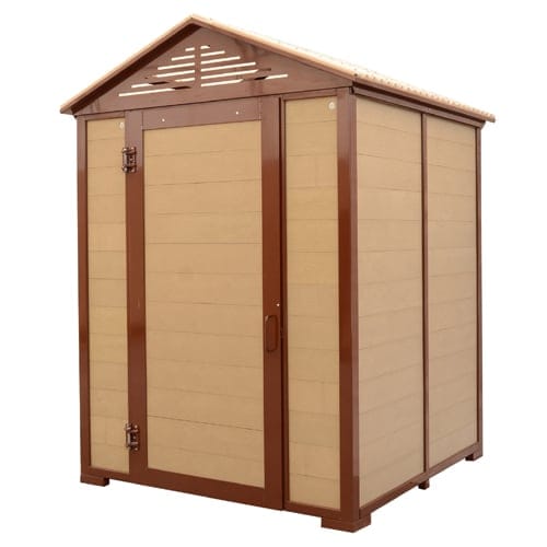 CAD Drawings BIM Models Wishbone Site Furnishings The "JOHN" Wheel Chair Accessible ADA Outhouse Building
