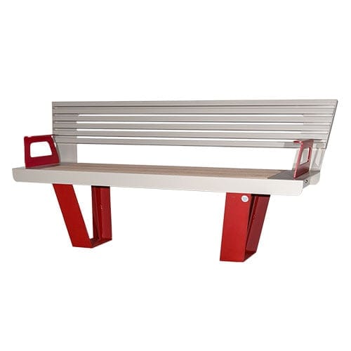CAD Drawings BIM Models Wishbone Site Furnishings West Coast Park Bench