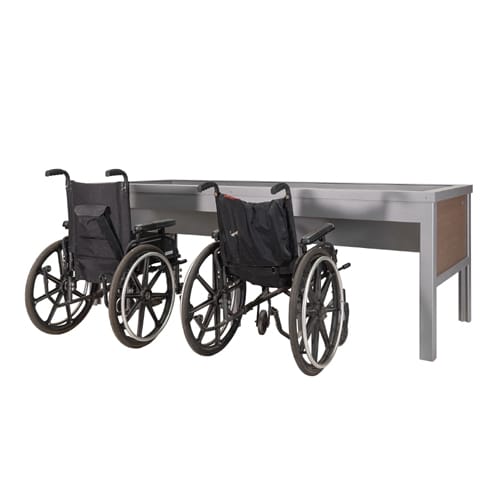 CAD Drawings BIM Models Wishbone Site Furnishings Rutherford 2 Space Wheelchair Accessible Planter