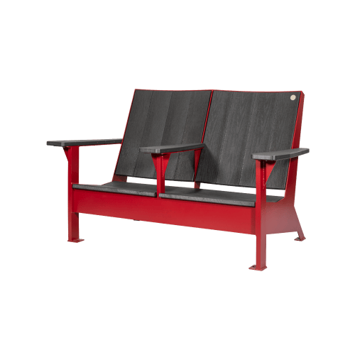 CAD Drawings BIM Models Wishbone Site Furnishings JEM Love Seat
