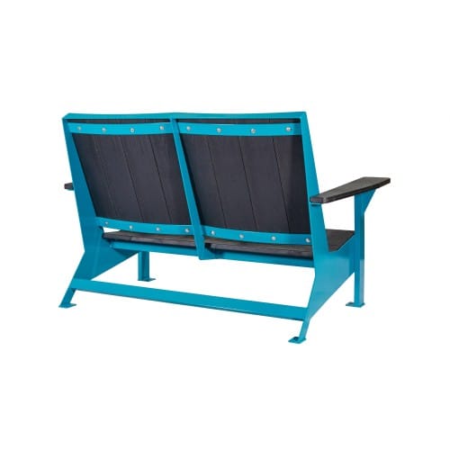 CAD Drawings BIM Models Wishbone Site Furnishings JEM Love Seat