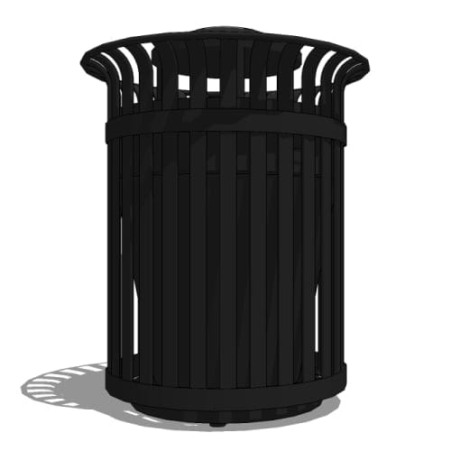 CAD Drawings BIM Models SiteScapes Inc. CityView Receptacle