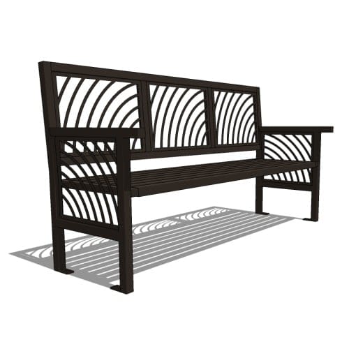 CAD Drawings BIM Models SiteScapes Inc. JordanCreek Seating