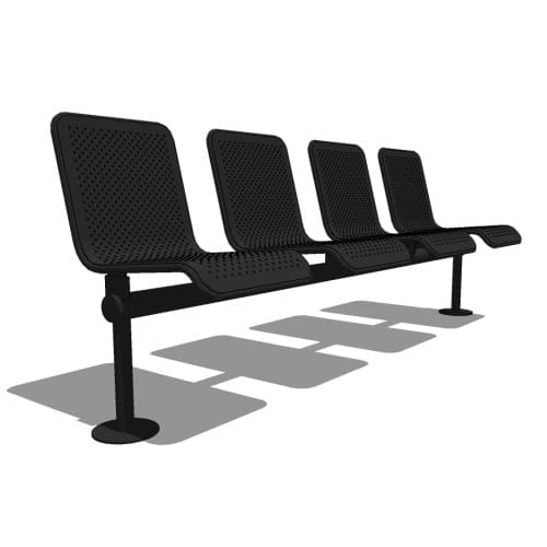 CAD Drawings BIM Models SiteScapes Inc. Public Metro Seating