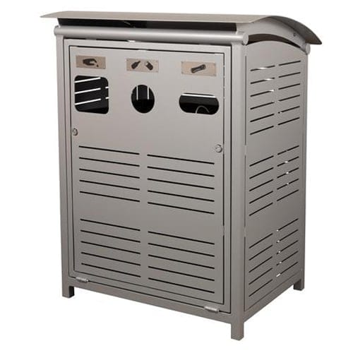 CAD Drawings BIM Models Hauser Industries Inc. Ecostream Waste/Recycle Receptacle