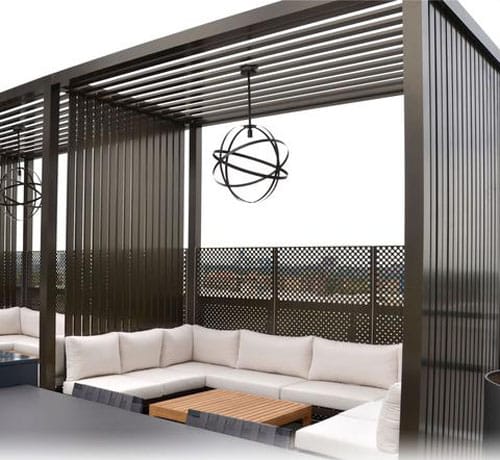 CAD Drawings BIM Models Hauser Industries Inc. Spacelinx Modular Pergola