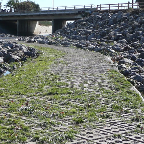 CAD Drawings SOIL RETENTION - Plantable Concrete Systems® Enviroflex® Interlocking Articulating Concrete Block (ACB) Revetment System