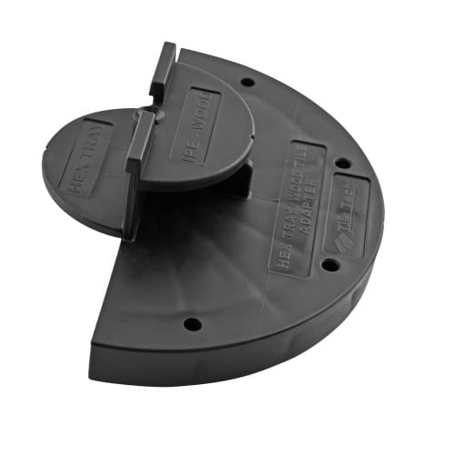 CAD Drawings BIM Models Tile Tech Pavers Wood Tile & Tray Adapter