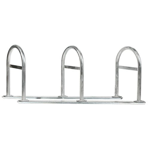 CAD Drawings BIM Models Urban Racks Bicycle Parking Systems Inc. Urban Racks Corral: Bike Corral - holds 3 Inverted 'U' style racks - 6 Bike Capacity ( UB-Corral )