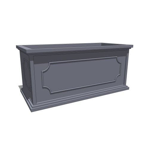 CAD Drawings BIM Models Campania International Signature Collection: Hampshire Window Box Lite Fiberglass Composite Planter