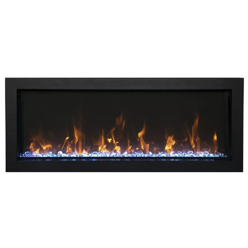 CAD Drawings Amantii & Sierra Flame Panorama Series: BI-50-XTRASLIM LUMINA