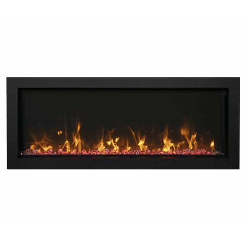 CAD Drawings Amantii & Sierra Flame Panorama Series: BI-50-XTRASLIM LUMINA