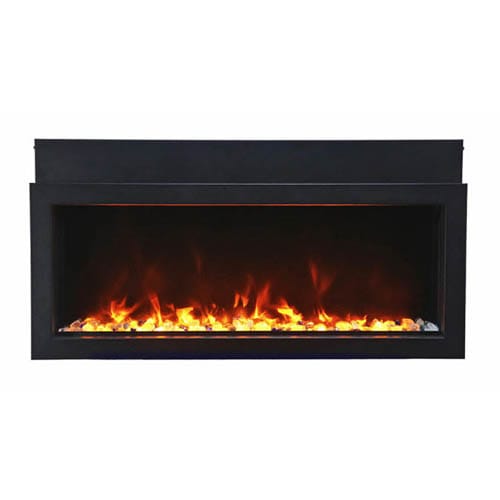 CAD Drawings Amantii & Sierra Flame Panorama Series: BI-50-XTRASLIM LUMINA