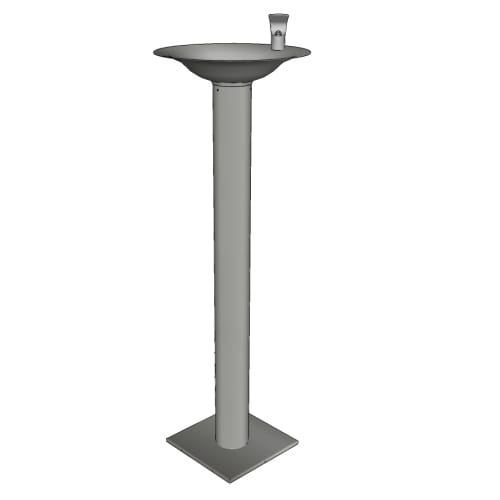 CAD Drawings BIM Models Filtrine Manufacturing Company Drinking Fountains: 130-CP-14