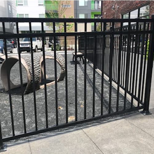 CAD Drawings BIM Models Gyms For Dogs Dog Park Fencing - Gyms For Dogs Doggie DVR Vertical Rail Pool & Pet Style