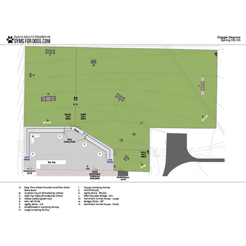 CAD Drawings Gyms For Dogs Dog Park Design & Planning