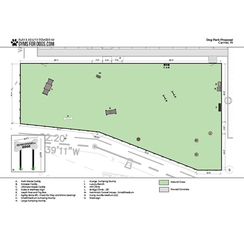 CAD Drawings Gyms For Dogs Dog Park Design & Planning
