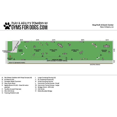 CAD Drawings Gyms For Dogs Dog Park Design & Planning