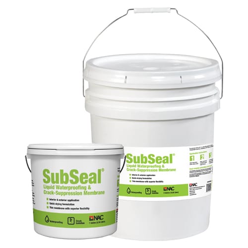 CAD Drawings BIM Models NAC Products SubSeal® Liquid Waterproofing Membrane