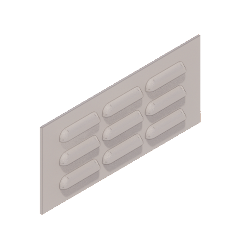 CAD Drawings BIM Models Kindred Outdoors & Surrounds Exterior Cabinets: Vent (For use with Cabinets)