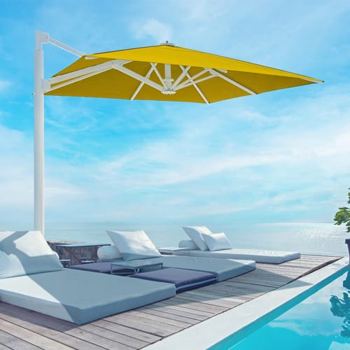 CAD Drawings BIM Models J.R. Partners - U.S. Distributor of Uhlmann Umbrellas Type FX - The Cantilever Umbrella