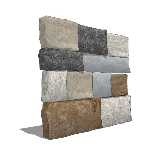 CAD Drawings BIM Models Delgado Stone Distributors Sterling Tan Square & Rec