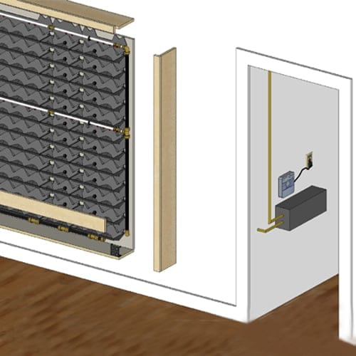 CAD Drawings GSky Plant Systems, Inc. Versa Wall Above The Floor / Irrigation: Remote ICU