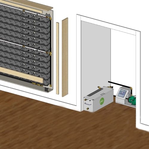 CAD Drawings GSky Plant Systems, Inc. Versa Wall Above The Floor / Irrigation: Remote Recirculation Tanks