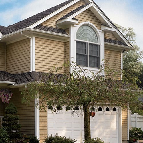 CAD Drawings BIM Models CertainTeed Siding & Trim Cedar Impressions®: Triple 5" Straight Edge Sawmill Shingles