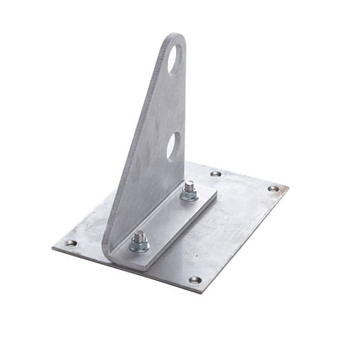 CAD Drawings Rocky Mountain Snow Guards Single Ply 2 Pipe Snow Fence Bracket