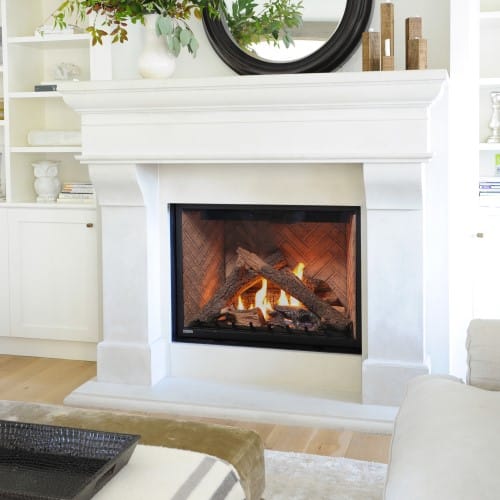 CAD Drawings BIM Models DreamCast Design and Production Mantel: French Country 72 Tall Concrete Fireplace Mantel