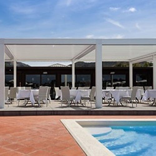 CAD Drawings Sunair Awnings & Solar Screens Pergola® Adjustable Motorized Louvered Structures for Residences, Restaurants & Hotels