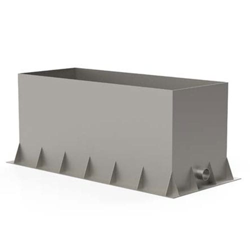 CAD Drawings BIM Models Architerra Designs Recuro Bioretention Planters: Infiltrating