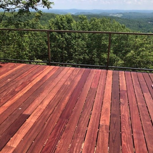 CAD Drawings BIM Models Brazilian Wood Depot Purpleheart Hardwood Decking