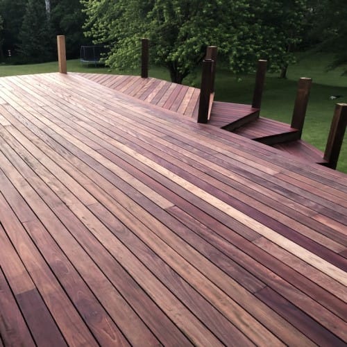 CAD Drawings BIM Models Brazilian Wood Depot Purpleheart Hardwood Decking