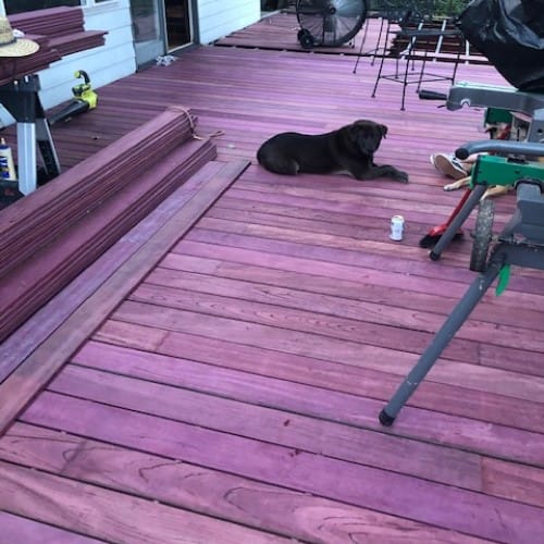 CAD Drawings BIM Models Brazilian Wood Depot Purpleheart Hardwood Decking